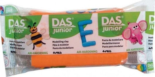 Πηλός DAS Junior Πολυμερικός 100gr Πορτοκαλί
