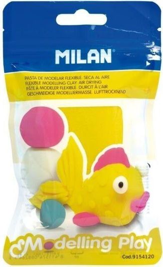 Πηλός Milan Modelling Play 100gr Κίτρινο