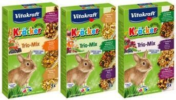 Λιχουδιά Τρωκτικών Vitakraft με Άγρια Φρούτα για Κουνέλι Σετ 3τμχ