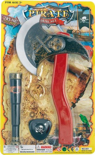 Αποκριάτικο Αξεσουάρ Clown Republic Τσεκούρι Πειρατή 72565 Πολύχρωμο