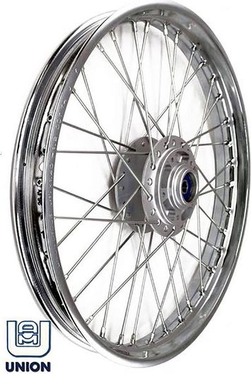 Μπροστινή Ζάντα Μοτοσυκλέτας Union 52120061 για Honda Supra 100 με Ρουλεμάν