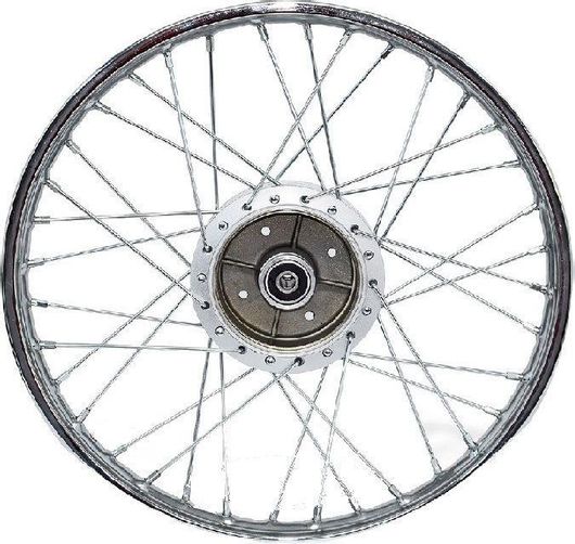 Πίσω Ζάντα Μοτοσυκλέτας 790-01-32601 για Honda Glx 50 / C50 12V με Ρουλεμάν Ασημί