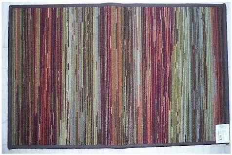 Χαλάκι Κουζίνας Chios Hellas Pyramis 42 Ορθογώνιο με Αντιολισθητικό Υπόστρωμα Κόκκινο 40x70cm