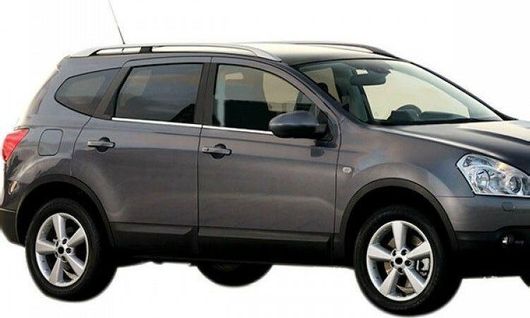 Trim Μαρκε Παραθύρων S-dizayn Αυτοκόλλητα Χρωμίου για Nissan Qashqai 5D 2010-2013 Σετ 4τμχ