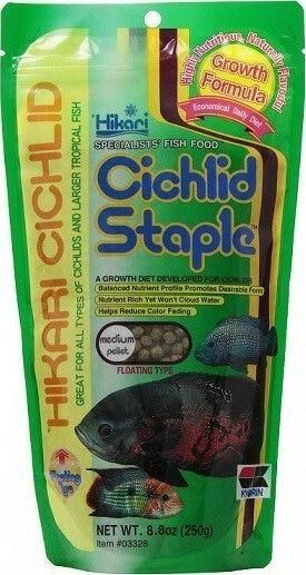 Τροφή Ψαριών Hikari Cichlid Staple Medium για Κιχλίδες 250gr