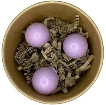 Κεριά Σόγιας Etheleo Lavender Wax Melts Εμπλουτισμένα με Άρωμα Λεβάντας Σετ 3τμχ