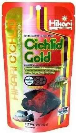 Τροφή Ψαριών Hikari Cichlid Gold Baby Medium για Κιχλίδες 57gr