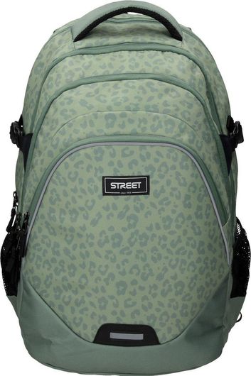 Σχολική Τσάντα Δημοτικού Πλάτης Street Escape Leopard 33x23x46cm Πράσινο