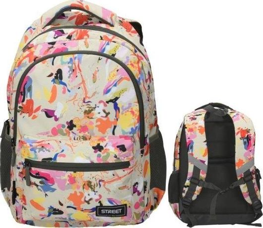 Σχολική Τσάντα Δημοτικού Πλάτης Street Vipe Artsy 42x27x12cm Γκρι