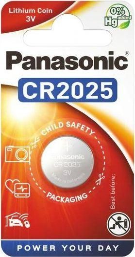 Panasonic Lithium Power Μπαταρία Ρολογιών CR2025 3V 1τμχ