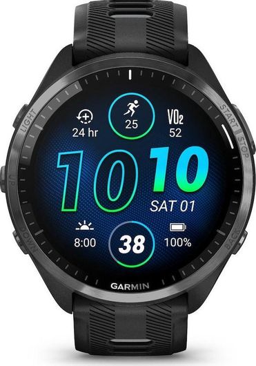 Smartwatch Garmin Forerunner 965 Titanium Αδιάβροχο Black / Powder Grey