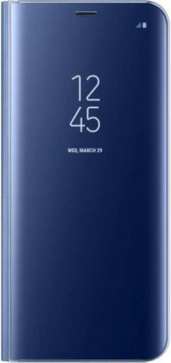 Θήκη Clear View Stand για Samsung Galaxy Note 20 - Χρώμα: Μπλέ