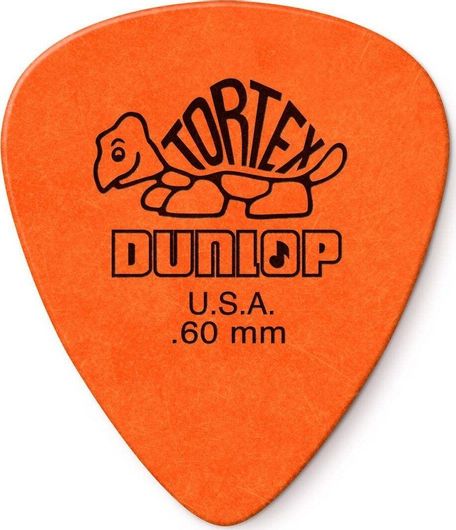 Πένα Dunlop Tortex Standard 418-060 0.60mm Πορτοκαλί