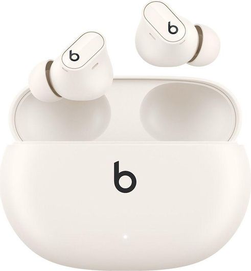 Beats Studio Buds+ Bluetooth Handsfree Ακουστικά με Αντοχή στον Ιδρώτα & Θήκη Φόρτισης Ivory
