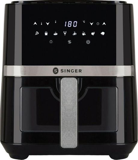 Φριτέζα Αέρος Singer AF-4610 με Αποσπώμενο Κάδο 5lt Μαύρη