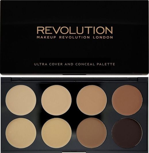 Revolution Beauty Ultra Cover & Conceal Concealer Palette Medium/Dark 10gr