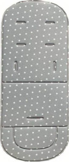 Κάλυμμα Καροτσιού Μαλακό με Αστεράκια Γκρί