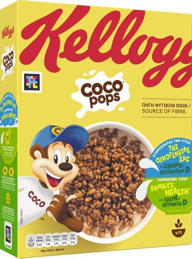 Δημητριακά Ρυζιού Kellogg's Coco Pops 330gr