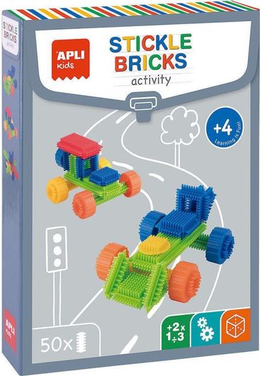 Τουβλάκια Apli Kids Bristles Σετ 50τμχ για 4+ Ετών