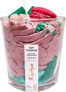 Κερί / Κερίθρα 100% Σόγιας Pumpink Apple με Choco Macaron 350 gr