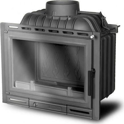 Ενεργειακό Τζάκι Kawmet W13A Eco Ξύλου 11.5kW Ίσιο με Ανοιγόμενη Πόρτα