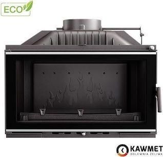 Ενεργειακό Τζάκι Kawmet W16 Eco Ξύλου 9.4kW Ίσιο με Ανοιγόμενη Πόρτα