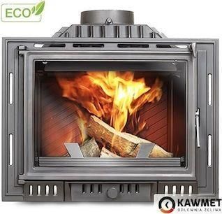 Ενεργειακό Τζάκι Kawmet W6 Eco Ξύλου 10.1kW Ίσιο με Ανοιγόμενη Πόρτα