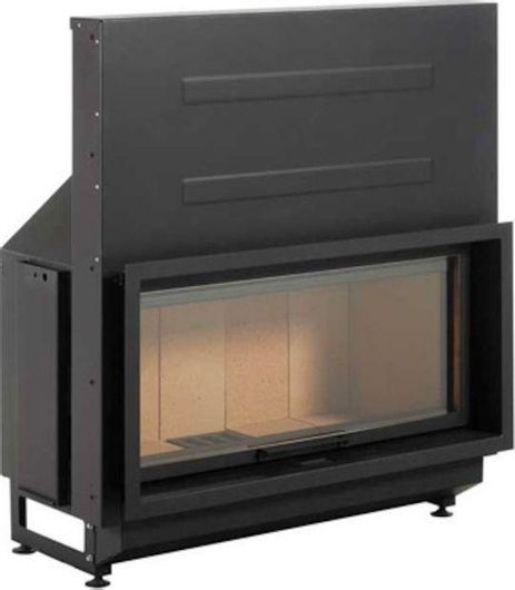 Ενεργειακό Τζάκι LL Calor LL-2080 Ίσιο με Συρόμενη Πόρτα