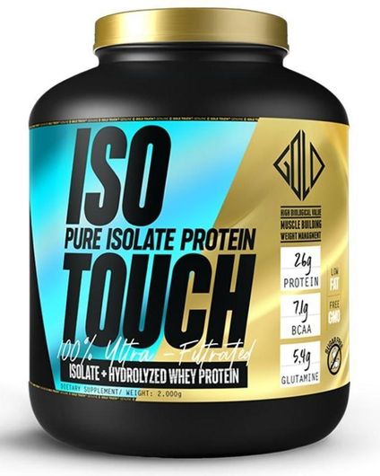 GoldTouch Nutrition Iso Touch 86% Πρωτεΐνη Ορού Γάλακτος Χωρίς Γλουτένη & Λακτόζη με Γεύση Βανίλια 2kg