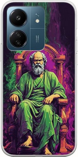 Θήκη Κινητού Back Cover για Xiaomi Redmi 13C Flexible TPU Philosophers Socrates