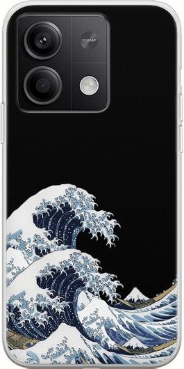 Θήκη Κινητού Back Cover για Xiaomi Redmi Note 13 Pro Flexible TPU Black Wave