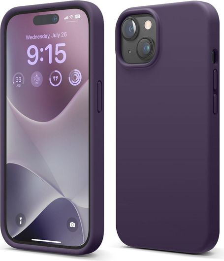 Θήκη Κινητού Elago Back Cover Premium Silicone για iPhone 15 Deep Purple