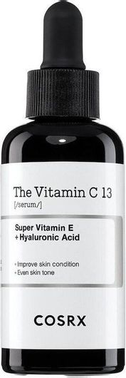 Serum Προσώπου Cosrx The Vitamin C 13 Ενυδατικό & Αντιγηραντικό με Βιταμίνη C & Βιταμίνη E για Αποτοξίνωση & Πανάδες 20ml