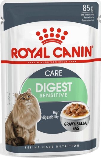 Φακελάκια Γάτας Royal Canin Digest Sensitive για Ενήλικες Γάτες με 85gr
