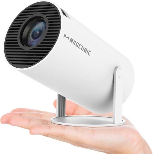 Projector Magcubic Portable 4K HD με Wi-Fi & Ενσωματωμένα Ηχεία Λευκό