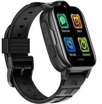 Smartwatch K20H 1.81" GPS For Kids Plastic Case & Silicone Strap Black