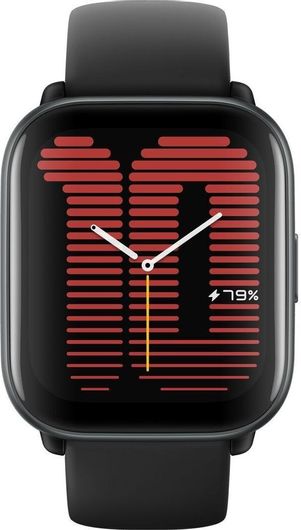 Smartwatch Amazfit Active 1.75" Aluminium Case & Silicone Strap Midnight Black