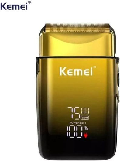 Ξυριστική Μηχανή Kemei με 3 Ταχύτητες Χρυσό