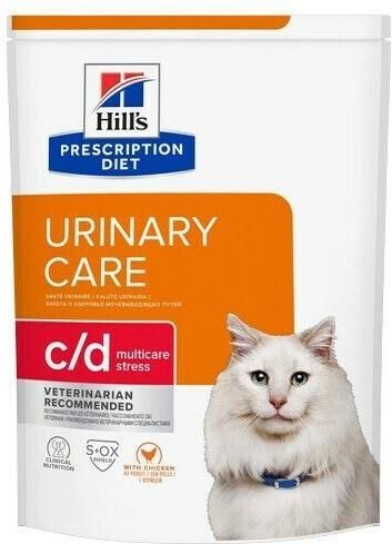 Ξηρά Τροφή Hill's Prescription Diet Urinary Stress c/d 0.4kg για Ενήλικες Γάτες με Ευαίσθητο Ουροποιητικό με Κοτόπουλο 