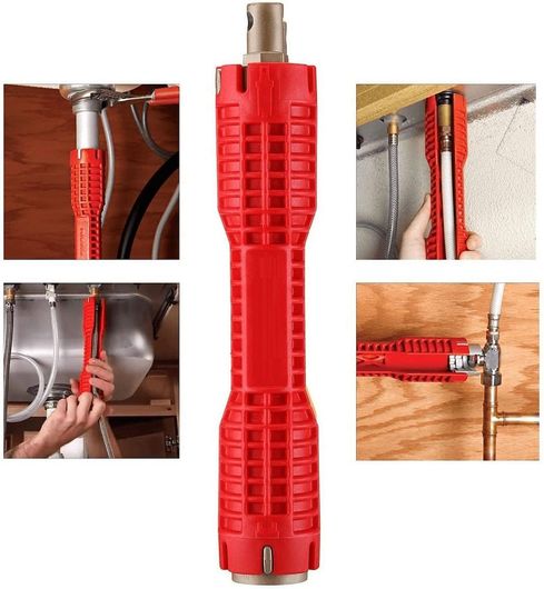 Πολυλειτουργικό Κλειδί για Βρύσες & Υδραυλικά 8 σε 1