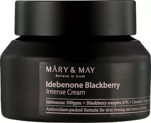 Κρέμα Προσώπου Mary & May Idebenone & Blackberry για Ενυδάτωση, Αντιγήρανση & Σύσφιξη με Βιταμίνη C & Ceramides 70ml