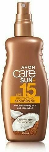 Avon Care Sun Bronzing Oil Αντηλιακό Λάδι Προσώπου SPF15 σε Spray 150ml