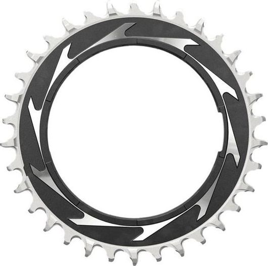 Δίσκος Φύλλο Sram Xxsl D1 T-Type 34T Threaded 3mm Offset Eagle Μαύρο / Ασημί