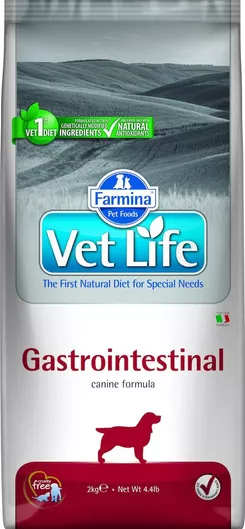 Farmina Vet Life Gastrointestinal 2kg Ξηρά Τροφή Διαίτης για Ενήλικους Σκύλους με Κοτόπουλο, Ρύζι, Τόνο, Πατάτες, Κρέας και Ψάρια