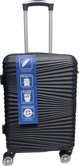 Βαλίτσα Καμπίνας Felbags FL12 Σκληρή 55x39x21cm Μαύρο