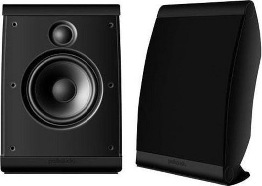 Ηχεία Hi-Fi Polk Audio OWM3 Βιβλιοθήκης 100W 2 Δρόμων 17.78x10.16x25.4cm Σετ 2τμχ Μαύρο