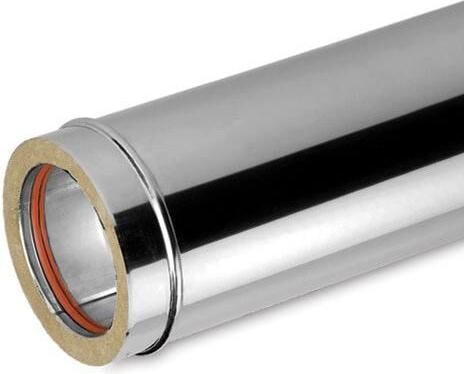 Καμινάδα Inox Shell Inox Διπλού Τοιχώματος 0.50m Φ150-200mm