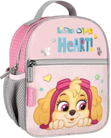 Σχολική Τσάντα Νηπιαγωγείου Paw Patrol Πλάτης 22x9x25cm Ροζ