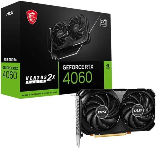 Κάρτα Γραφικών MSI GeForce RTX 4060 8GB GDDR6 Ventus 2X OC