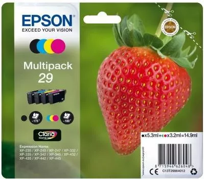 Μελάνια Εκτυπωτή Epson 29 Σετ 4τμχ InkJet Πολλαπλό Color
